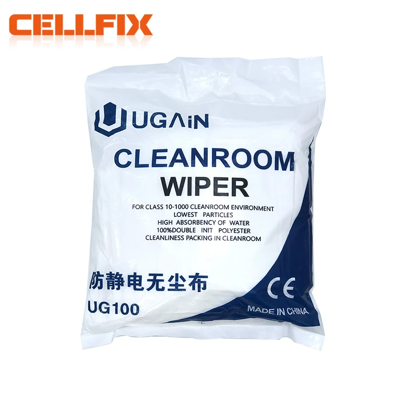 Ugain soft 400/10000 teile/beutel Reinraum wischer nicht staub tuch staubfreies Papier telefon LCD-Reparatur werkzeug für Reinräume der Klasse 1-1. 5 Image