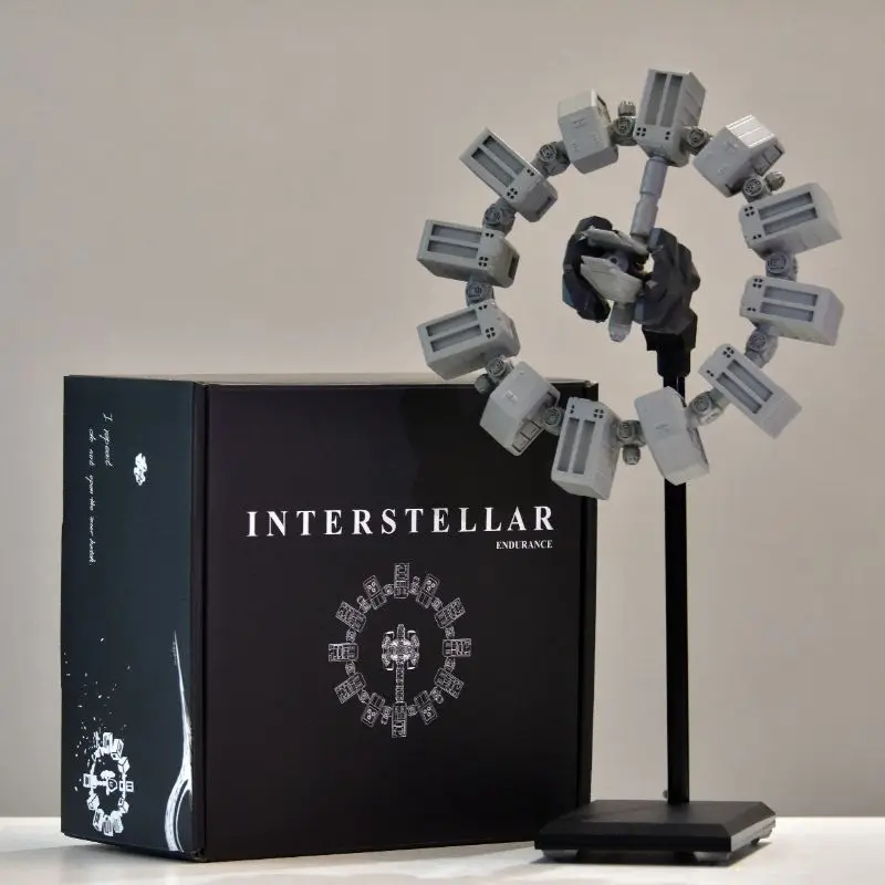 202, neues Original Interstellar Merchandise Endurance Space Station Modell, rotierende Weltraumstation, Weltraum-Sammelspielzeug, Geschenk Image