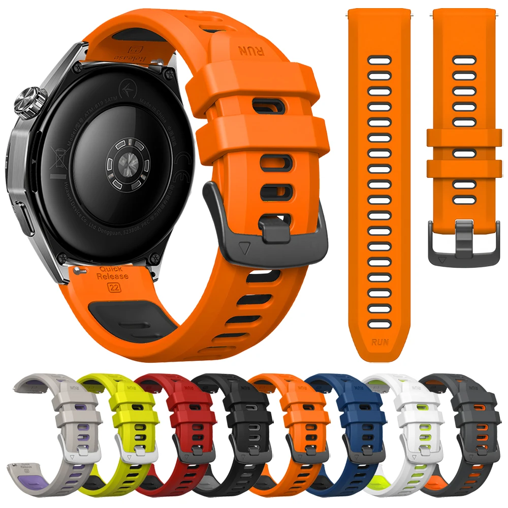22mm Silikon Armband Für Huawei Uhr GT 6 46mm Strap Armband Für Huawei GT6 Pro Band Sport ersatz Armband Image