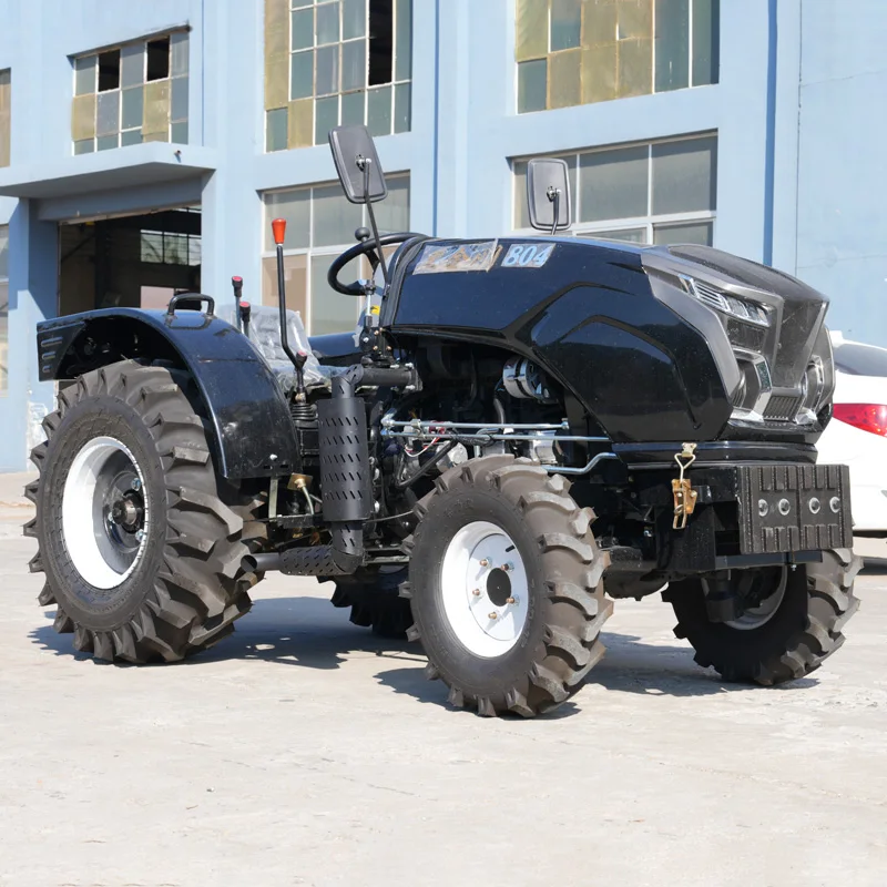 80 PS Traktor für die Landwirtschaft, Anpassbare Anbaugeräte, CE-Zertifiziert, Direkter Fabrikpreis, Weltweiter Versand Image