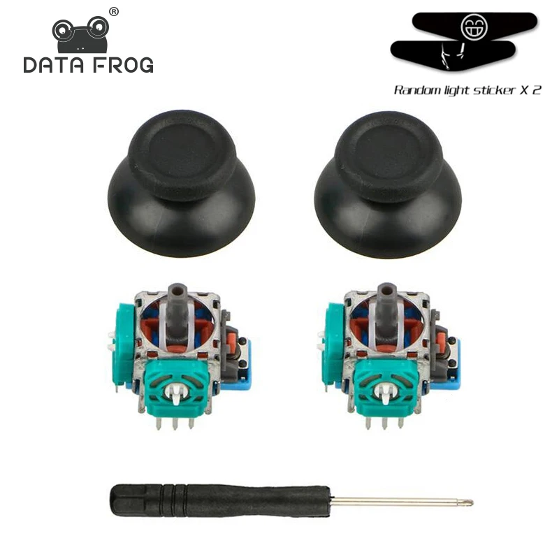 DATA FROG 3D Analog Joystick Thumb Stick für PS4 Pro Slim Controller Ersatzteile für PlayStation 4-Controller Image