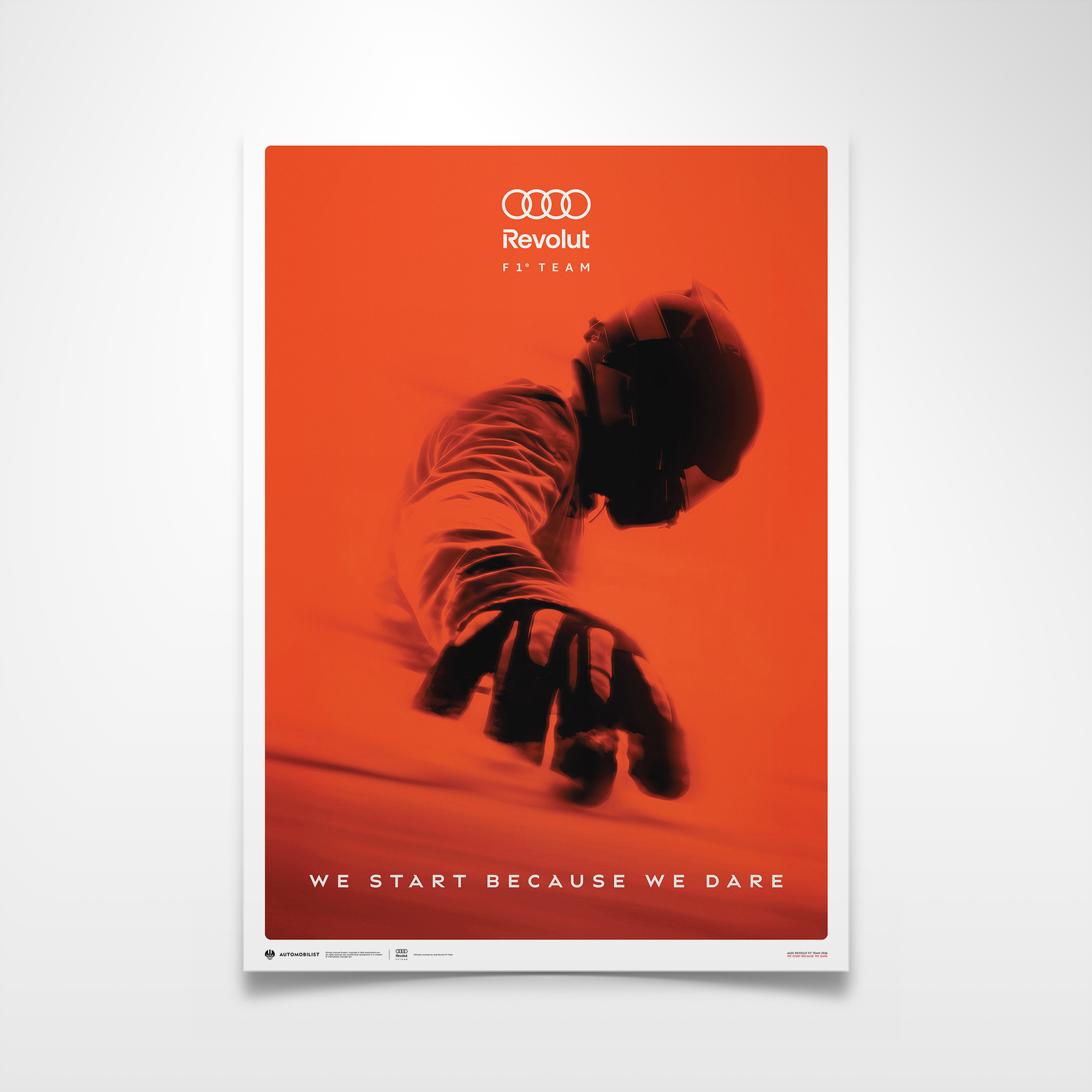 "Revolut Audi F1 Team – Wir starten, weil wir es wagen (Poster)" Image
