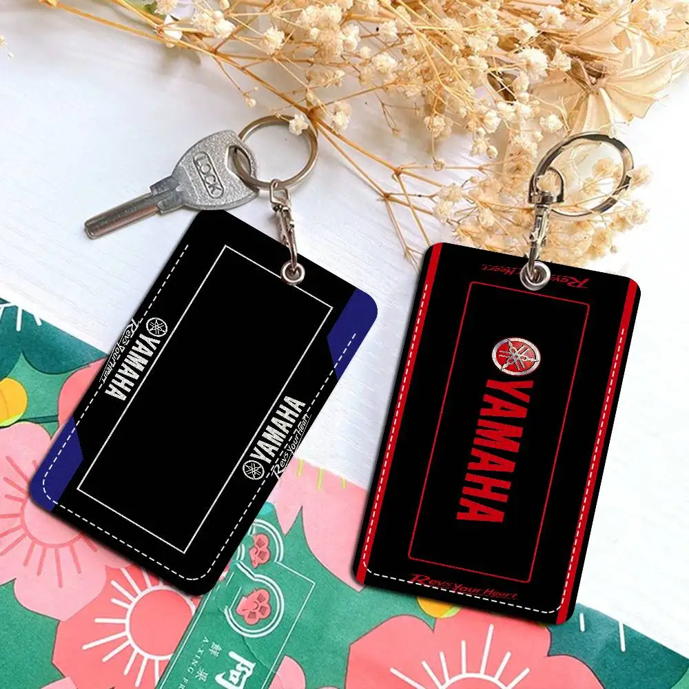 Porte-cartes rectangulaire Y-Yamaha pour moto, porte-badge, porte-carte de crédit, porte-carte d