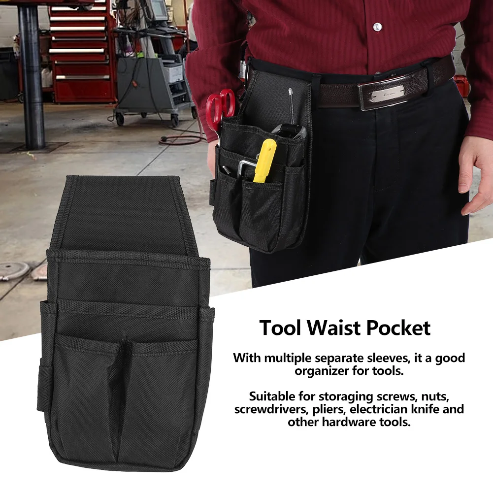 Pochette à outils pour électricien, sac de taille pour outils, sac de taille pour outils d'électricien avec plusieurs poches, pochette pour outils matériels