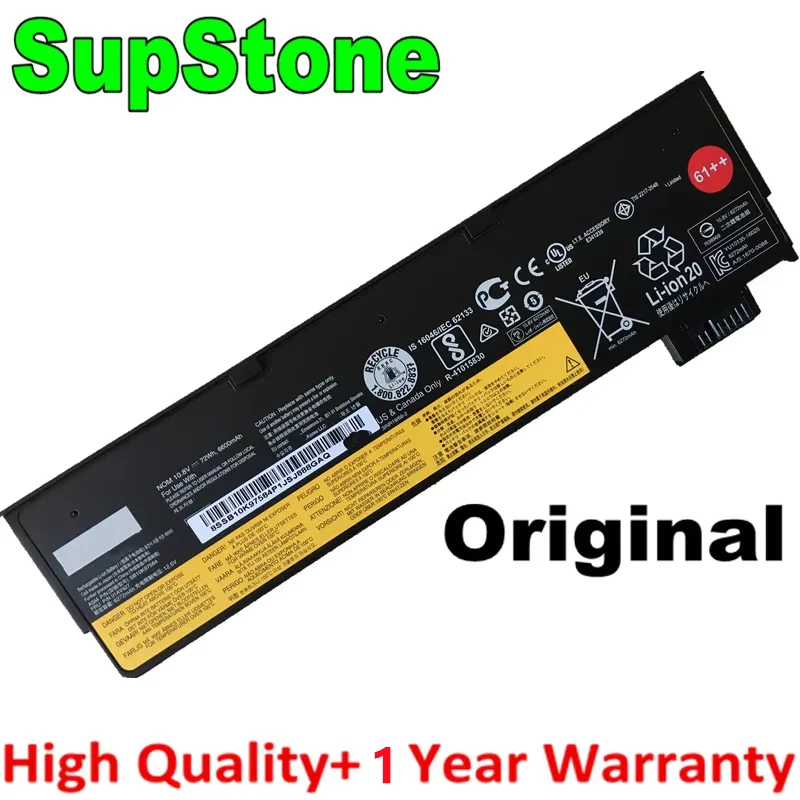 SupStone 72Wh Original 01AV427 01AV423 01AV425 SB10K97584 SB10K97597 Batterie Für Lenovo ThinkPad T470 T480 T570 T580 P51S P52S Image