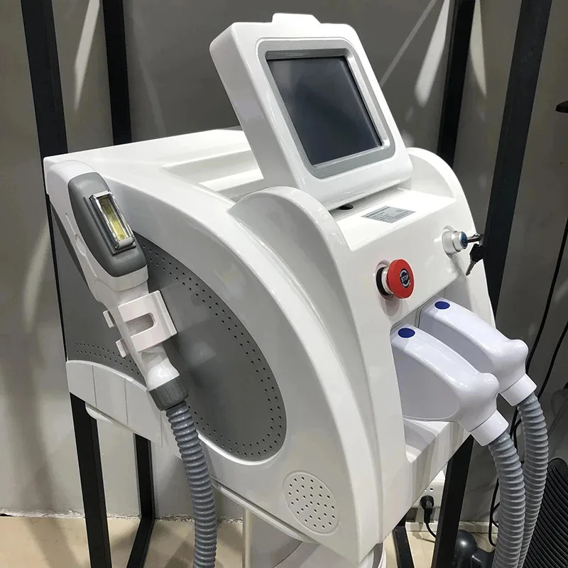 2-in-1 professionelle Laser-Haar-Tattoo-Entfernungsmaschine IPL Pico Nd Yag OPT-Lasergerät mit Laser-Multifunktions-Schönheitsmaschine Image