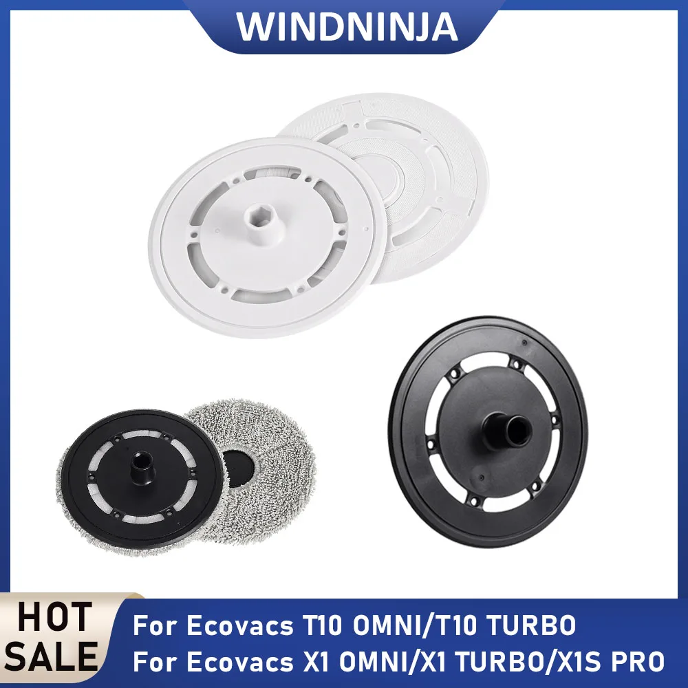 Wischroboter-Mopphalter für Ecovacs Deebot T10 OMNI/TURBO/X1 OMNI/TURBO/X1S PRO Roboterstaubsauger, Waschbare Moppplatte Ersatzteile Image