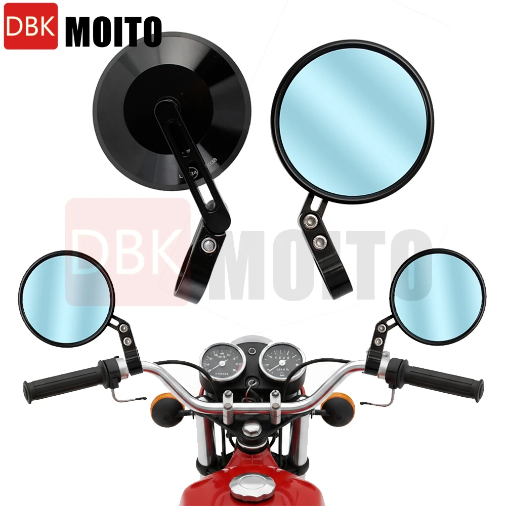 Universeller runder Rückspiegel, klassischer Retro-Rückspiegel für Simson S51 S53 S83 SR50 SR80 Motorrad-Rückspiegel Image