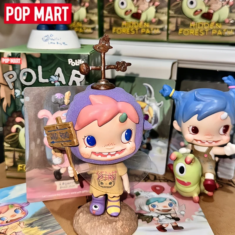 POP MART Polar V2 Hidden Forest Path Series Figuren Blind Box Trendy Toy Desktop Decor Modell Mystery Box Sammeln Surpris Gift Image