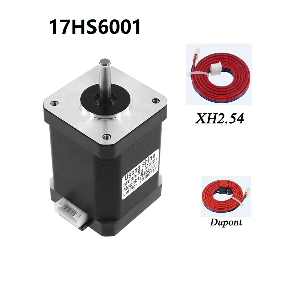 2-Phasen-Hybrid-Schrittmotor nema17 Motor 60mm 0,7 n.m 4-Draht 17 hs6001 17 hs6001s Motor für 3D-Drucker Image