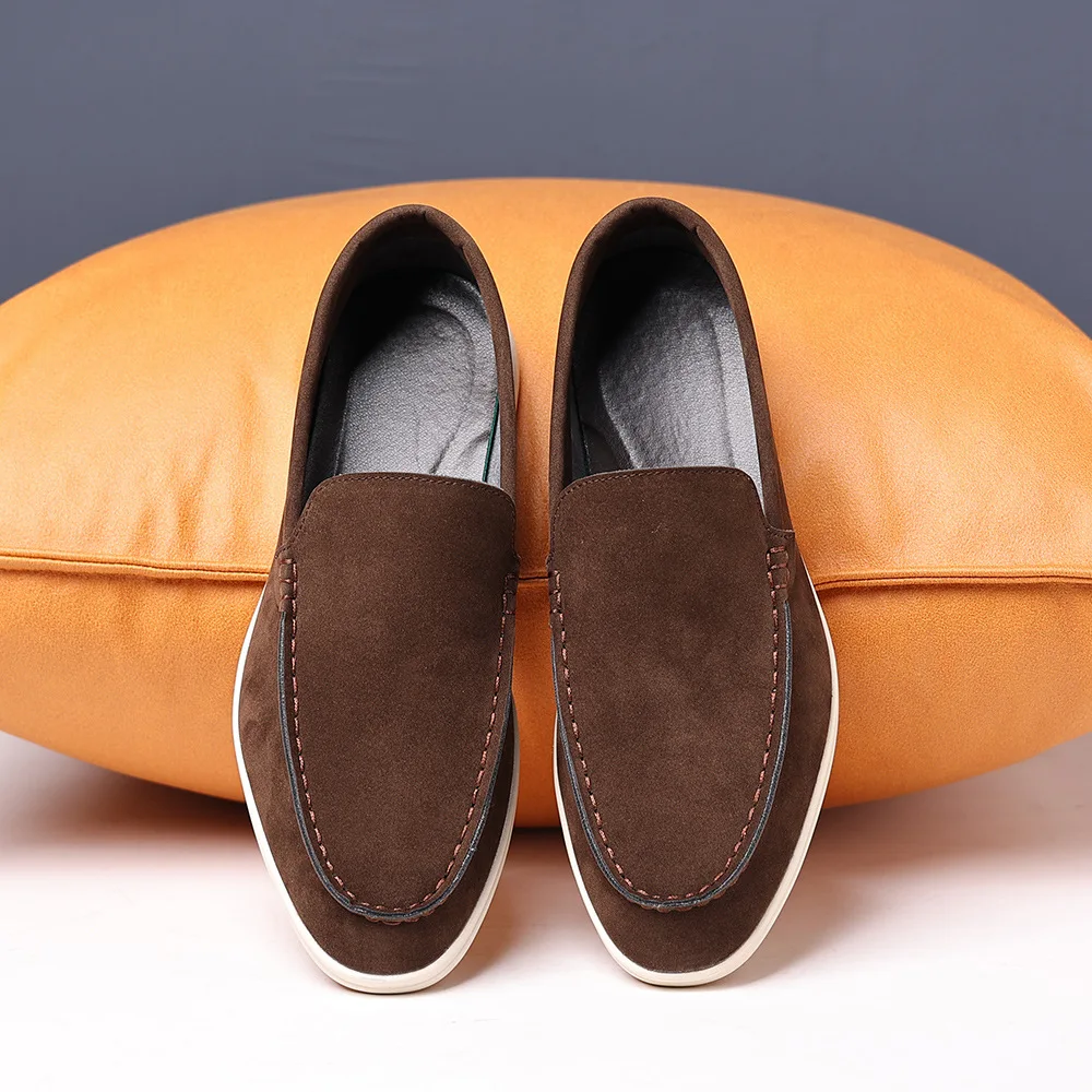 Größe 39-49 Loafers Retro Casual One-Pedal Fahrschuhe High-End Casual Lazy Shoes Paar Image