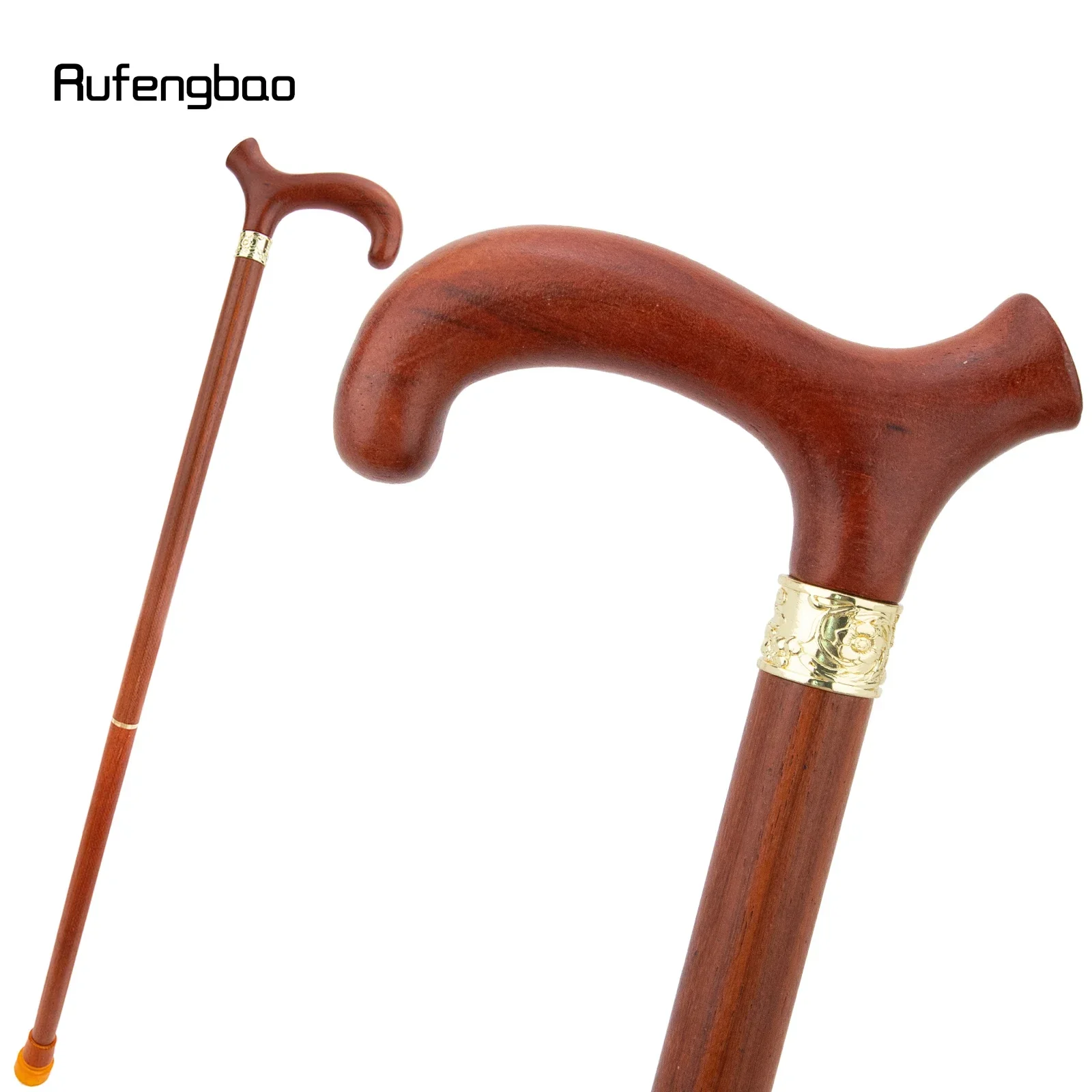 Braun Rot Einfache Holz Mode Stick Dekorative Vampir Cospaly Party Cane Leistung Cane 92 cm Leistung Bühne Cane Image
