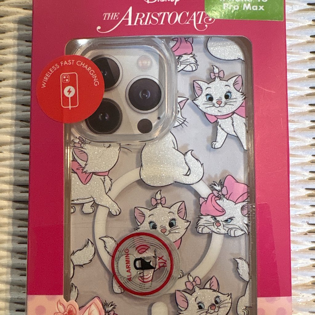 Disney Cell Phones & Accessories | Disney Aristocaats Iphone 16 Pro Max Cell Phone Case Magsafe Sparkles Glitter | Color: Pink/White | Size: Os