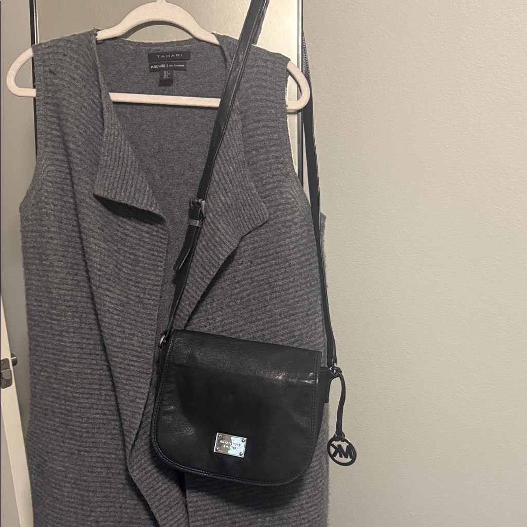 Michael Kors Bags | Black Crossbody Mk Bag | Color: Black | Size: Os