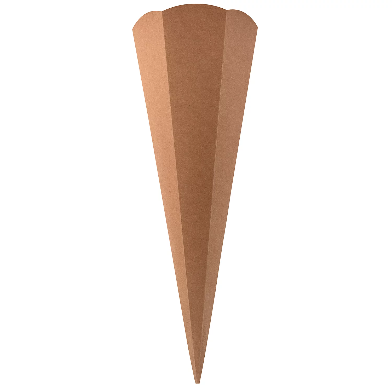 Pochette surprise en carton kraft, marron, 68 cm