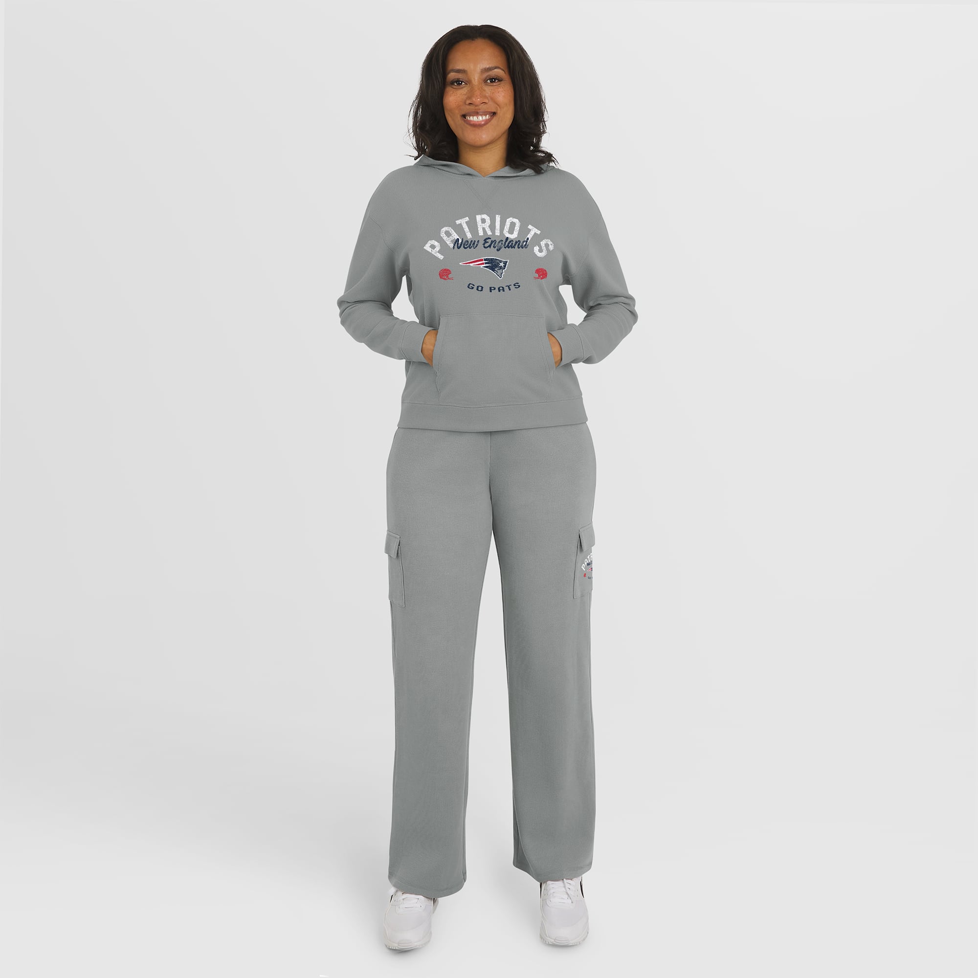 New England Patriots Wear By Erin Andrews Waffel-Lounge-Set – Damen