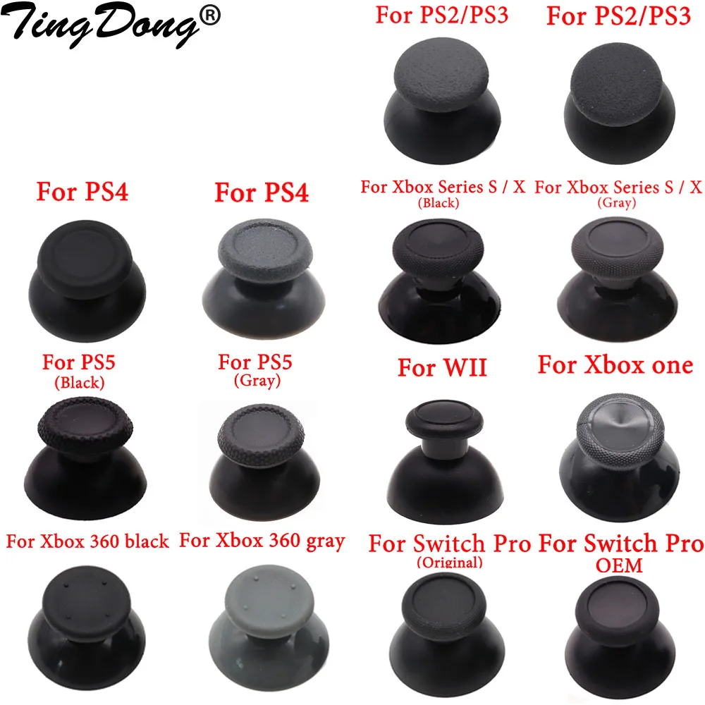 1PCS Ersatz Controller Analog Thumbstick Thumb-Stick Pilz Grip Cap Abdeckung für PS2 PS3 PS4 Pro Slim PS5 Xbox one 360
