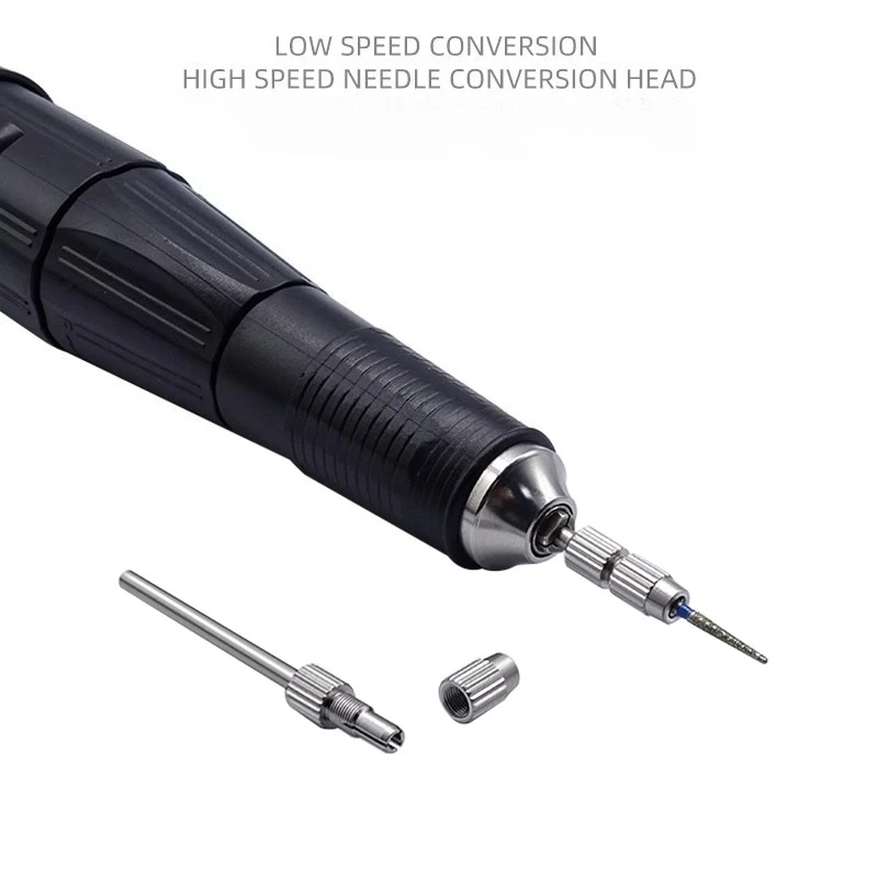 3 Stück 2,35 mm Schaft Polierscheibe Dorne – Edelstahl-Umrüstkopf (2,35 mm bis 2/3 mm) für Schmuck-Rotations-Schleifwerkzeuge Image