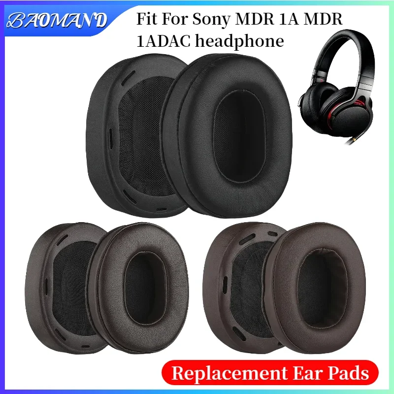 BAOMAND Für Sony MDR 1A MDR 1ADAC Ohrpolster Kopfhörer Ohrpolster/Headset Gamer Ohrpolster Ohr Pad Kissen Ohrenschützer Abdeckung Image