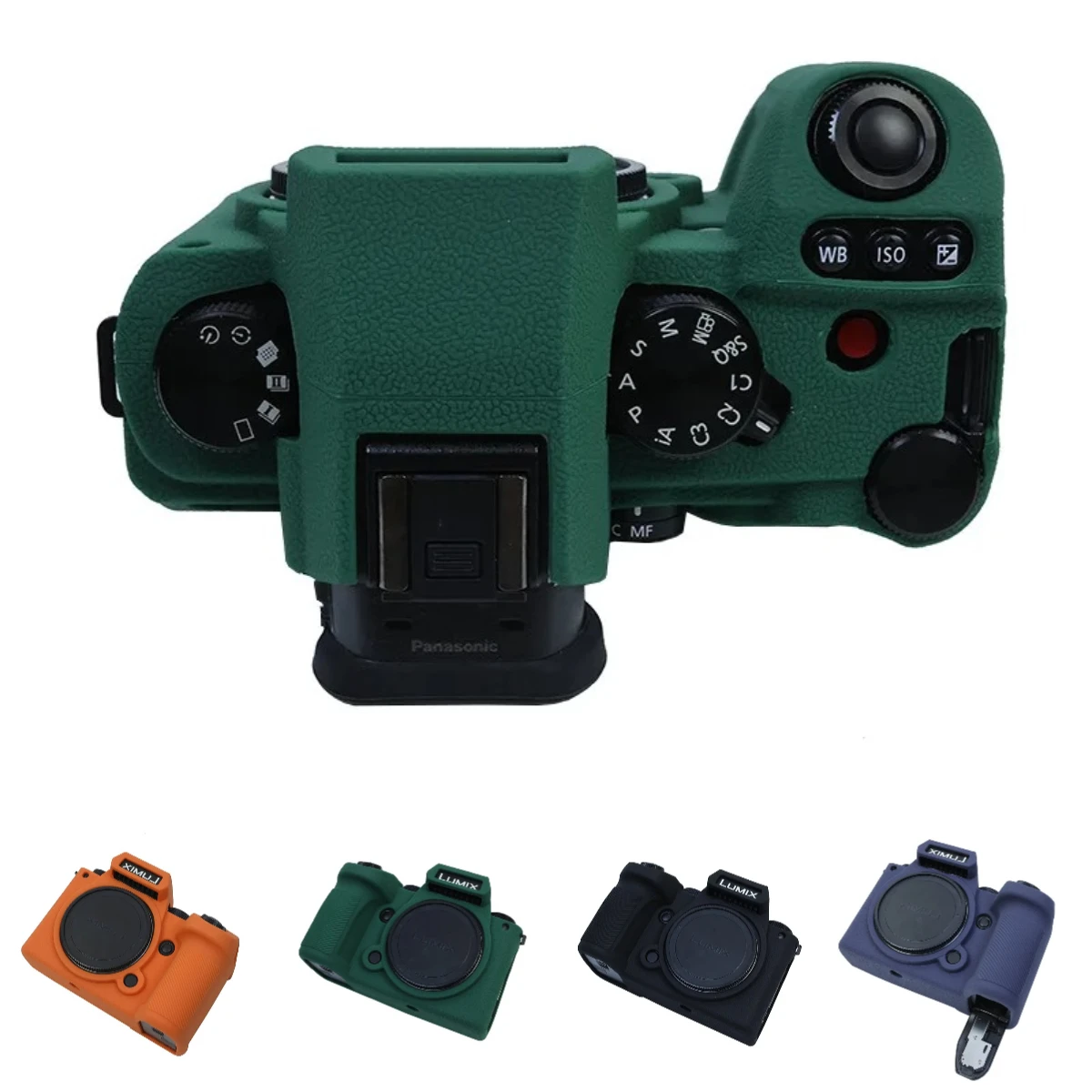 Für Panasonic Lumix DC-S5 DC-S5M2 S5 Mark II DC-S5M2K S5II Kamera Gummi Haut Fall Mit Feuchtigkeit Schutz Image