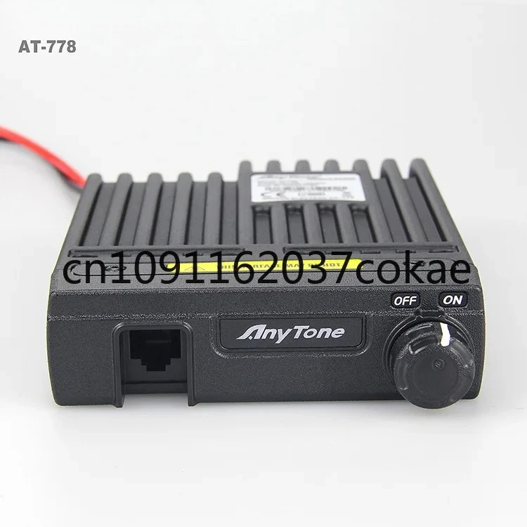 AnyTone Auto Walkie Talkie AT-778 Transceiver UHF Radio Autoradio 25 W mit Mikrofon UHF Mobiltelefon Image