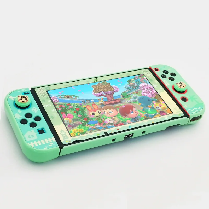 Premium 9H gehärtetes Glas für Animal Crossing für Nintendo Switch Controller Film Spielkonsole Displayschutzfolie Schutzfolie Image