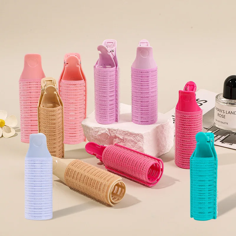 2 stücke Lazy Duckbill Clip Lockenwickler Kunststoff Blowout Air Bang Lockenwickler Haar Wurzel Flauschigen Übernachtung Heatless Curling Rollen Image