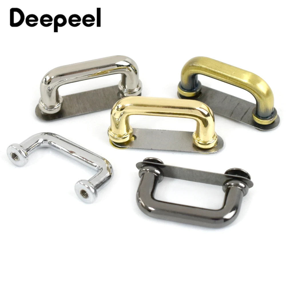 5/10/20 Stück 21 mm Metall-D-Ring-Schnallen Bogenbrücke mit Schrauben Verschluss Taschengriff Riemenverbinder Schnalle Hardware-Zubehör Image