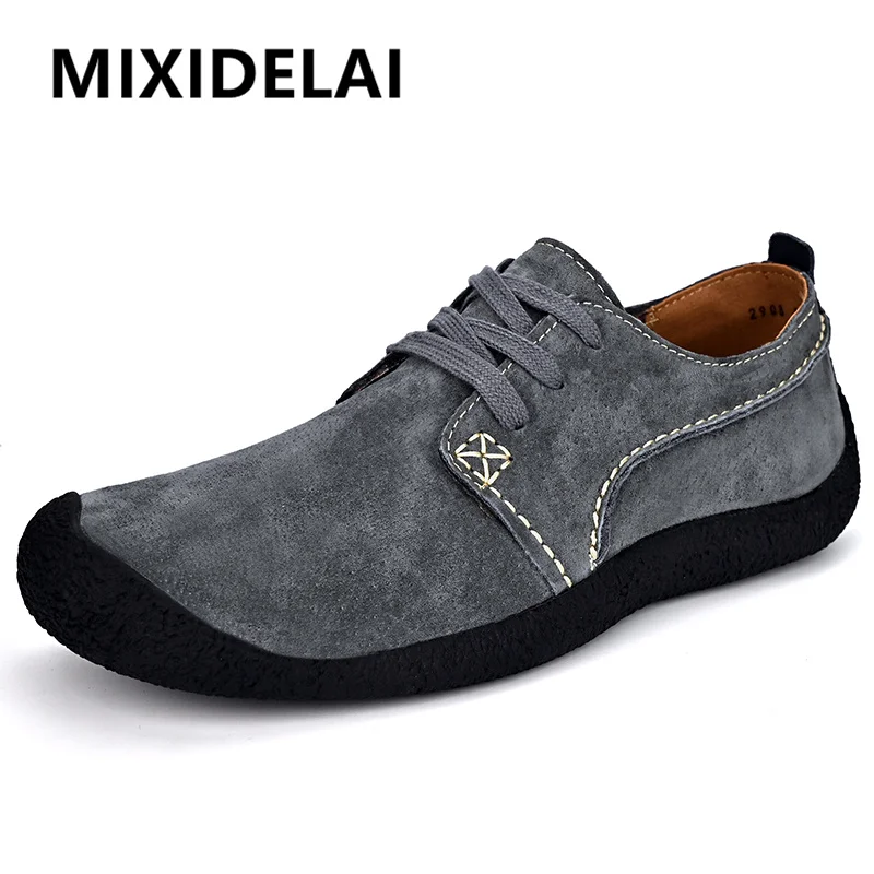 Männer Casual Schuhe Turnschuhe Mode Wildleder Leder Loafer Bequeme Flache Fahr Schuhe Zapatos De Hombre Große Größe Männer Schuhe
