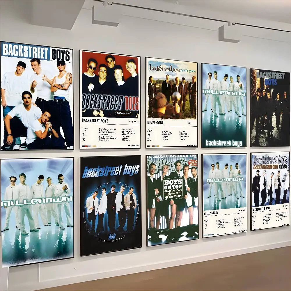 Band B-Backstreet Boys Poster HD Kunst klebrige Wand wasserdicht Zuhause Wohnzimmer Schlafzimmer Bar ästhetische Dekoration Image