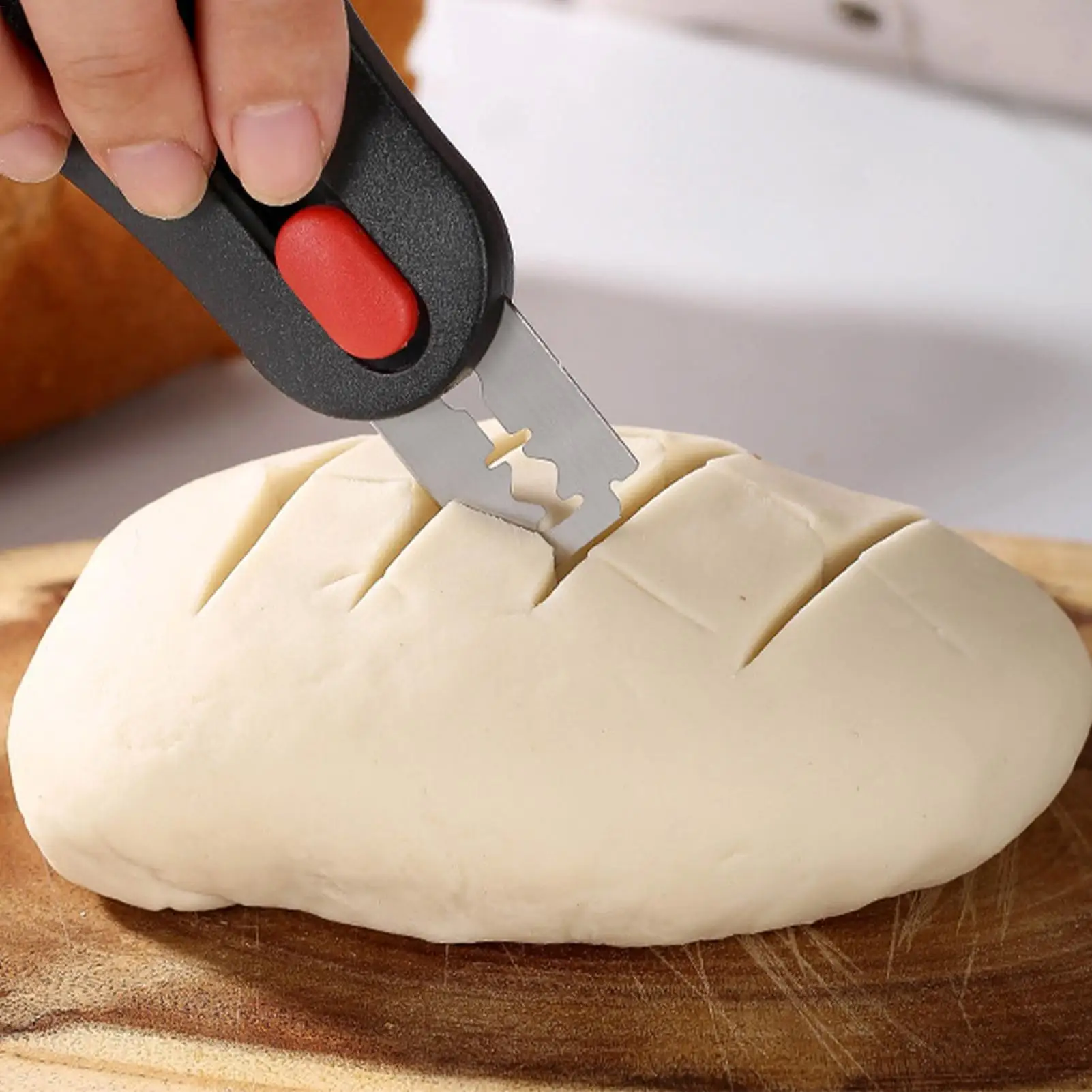 Brot Lame Teig Scoring Werkzeug Sauerteig Lame Scoring Werkzeug Brot Teig Cutter Slashing Rasiermesser Werkzeug Für Home Restaurant Brot Makin Image