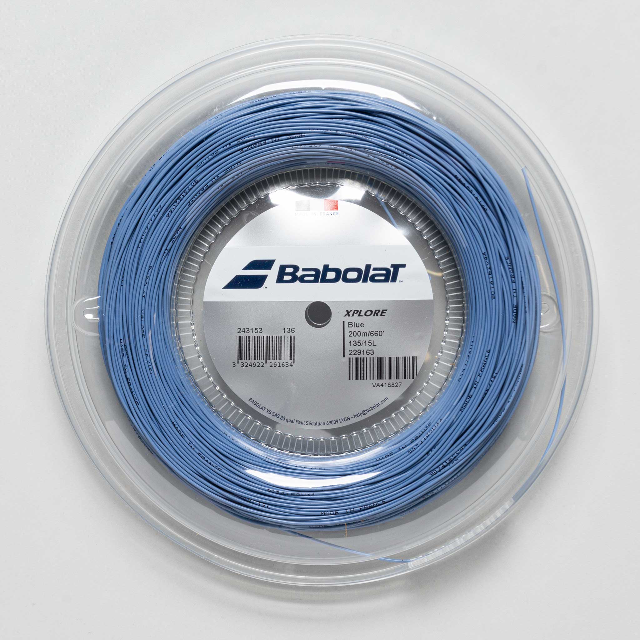 Babolat Xplore 15 660' Reel Tennis String Reels Blue