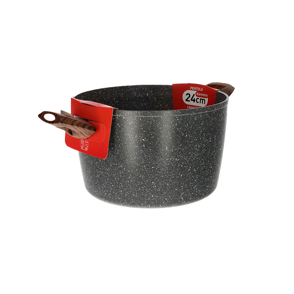 Mamù Induktionspfanne, antihaftbeschichtet und kratzfest, mit hoher Wandstärke, besonders widerstandsfähig, Ø 24 cm Image