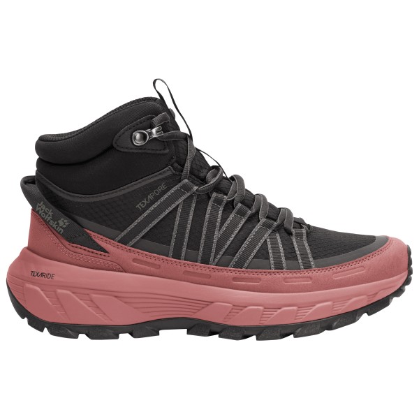 Jack Wolfskin - Women's Wild Hike Texapore Mid - Wanderschuhe 37,5 | EU 37,5 schwarz
