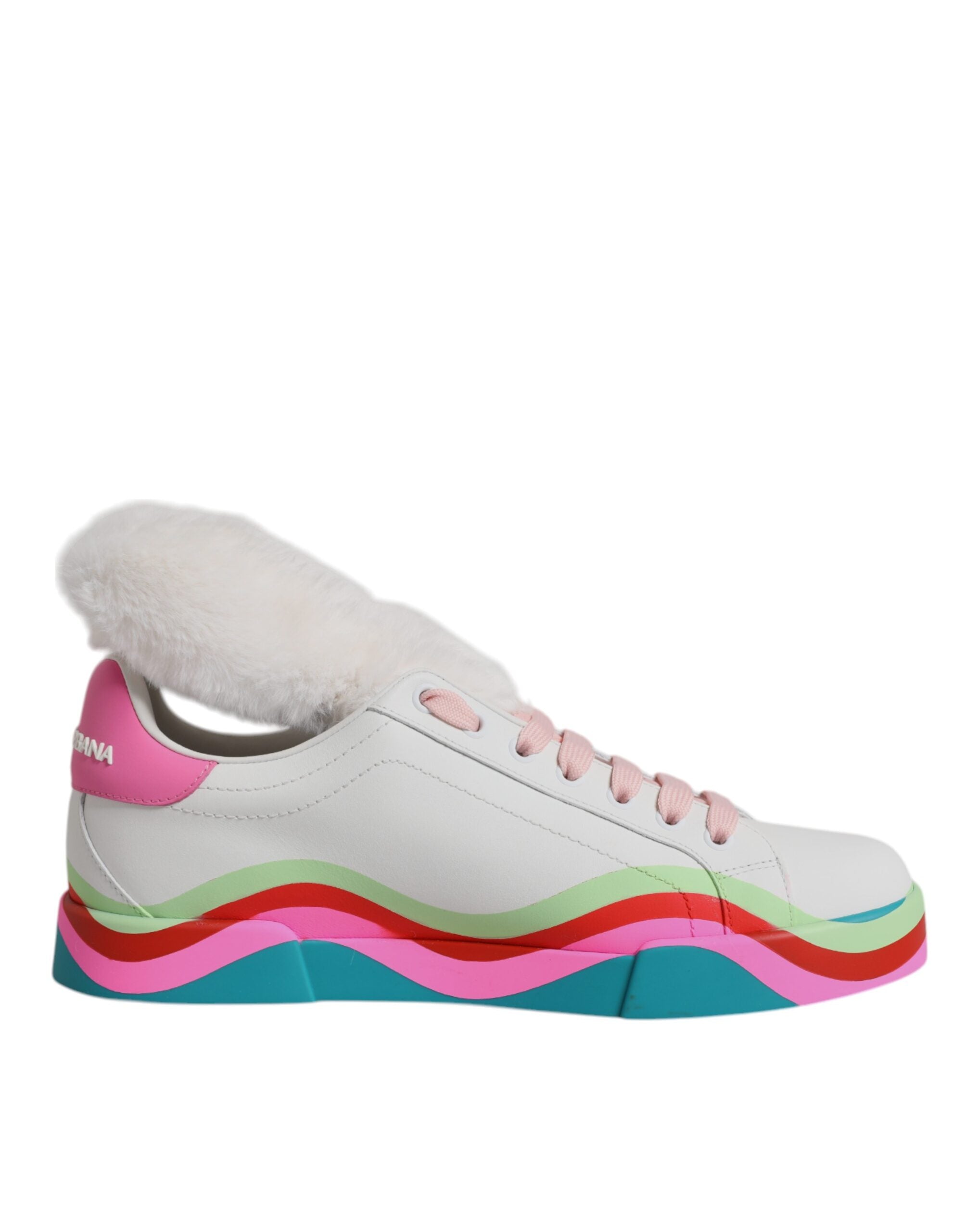 Dolce & Gabbana Mehrfarbige Low-Top Sneakers Schuhe