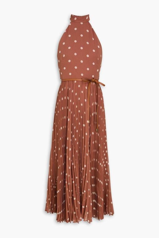 Zimmermann | Zimmermann Golden pleated floral slip dress | Realry