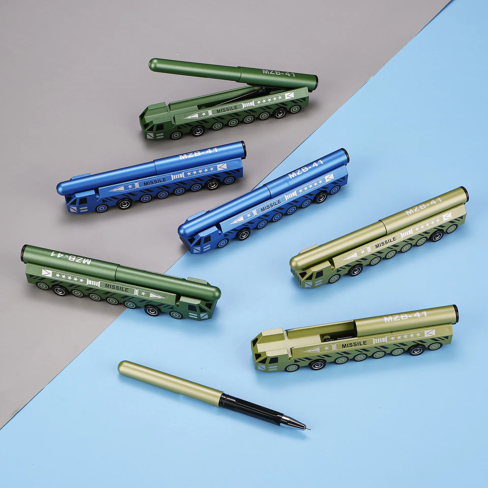 Kugelschreiber mit lustigem Raketen-Design, schwarze Tinte, kreative Form, Stifte, Schule, Büro, Schreibbedarf, Geschenk, Schreibwaren, Geschenk Image