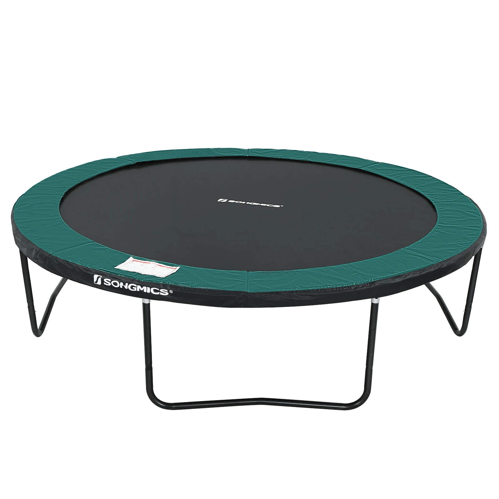 SONGMICS Trampolinmatte, 263 cm Durchmesser, geeignet für runde Trampoline mit einem Durchmesser von 305 cm, schwarz. Image