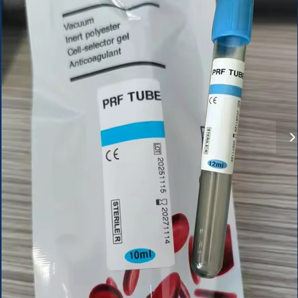 PRP-Einweg-Sterilröhrchen ohne Zusatzstoffe, Vakuum-PRF-Röhrchen 10ml 12ml 15ml Image