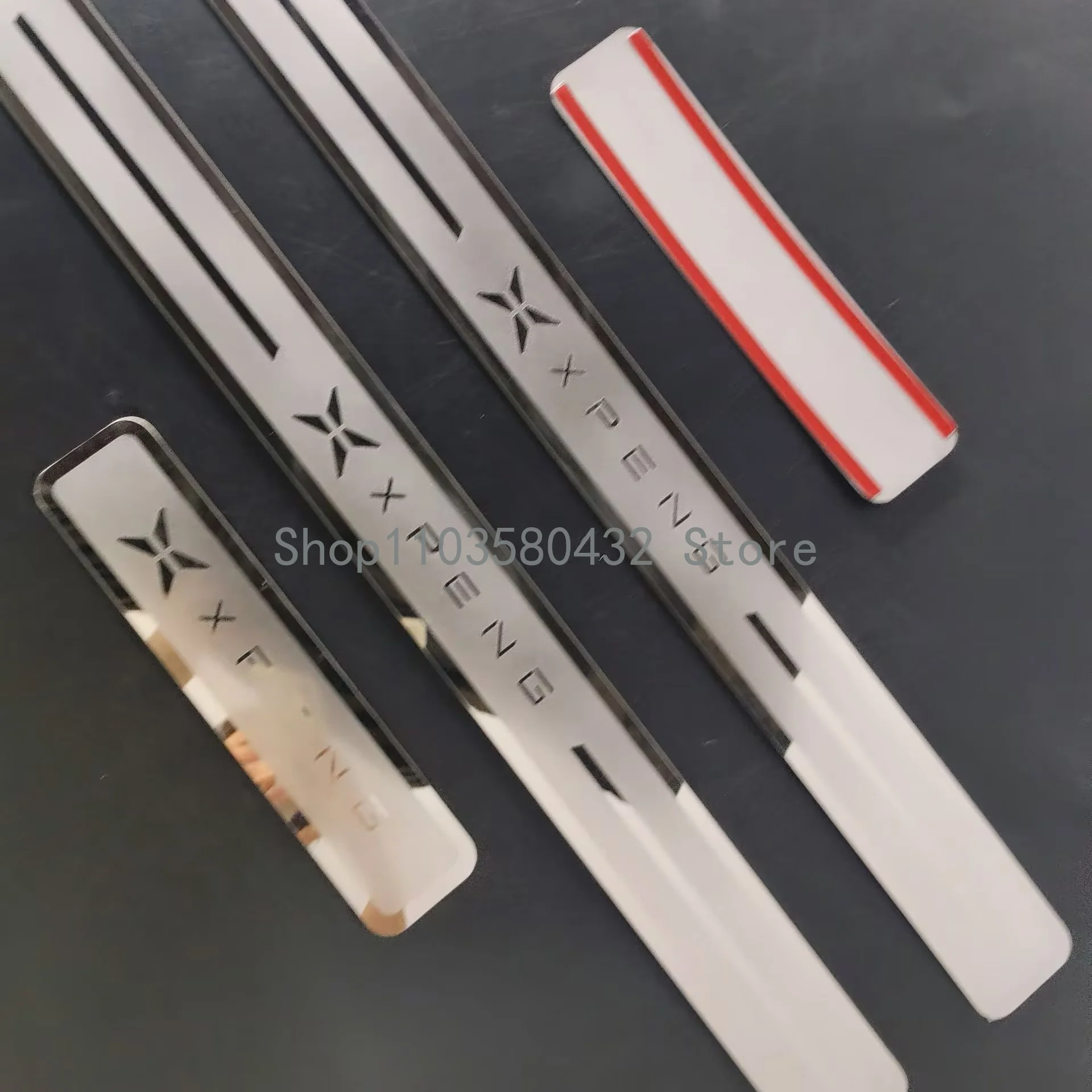 Für XPENG X9 P5 P7 G3 G3I G6 G9 2021 ~ 2025 Verschleißplatte Tür-Schwellen-Einstieg Wachen Trim Schwelle Pedal Aufkleber auto Zubehör Image