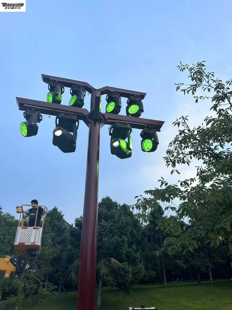 1 Stück Professional BeamWash Leistungsstarker und kompakter IP65-Moving-Head mit 19 x 40 W RGBW-LEDs, Bienenauge, Outdoor-Moving-Head-Zoom-Licht Image