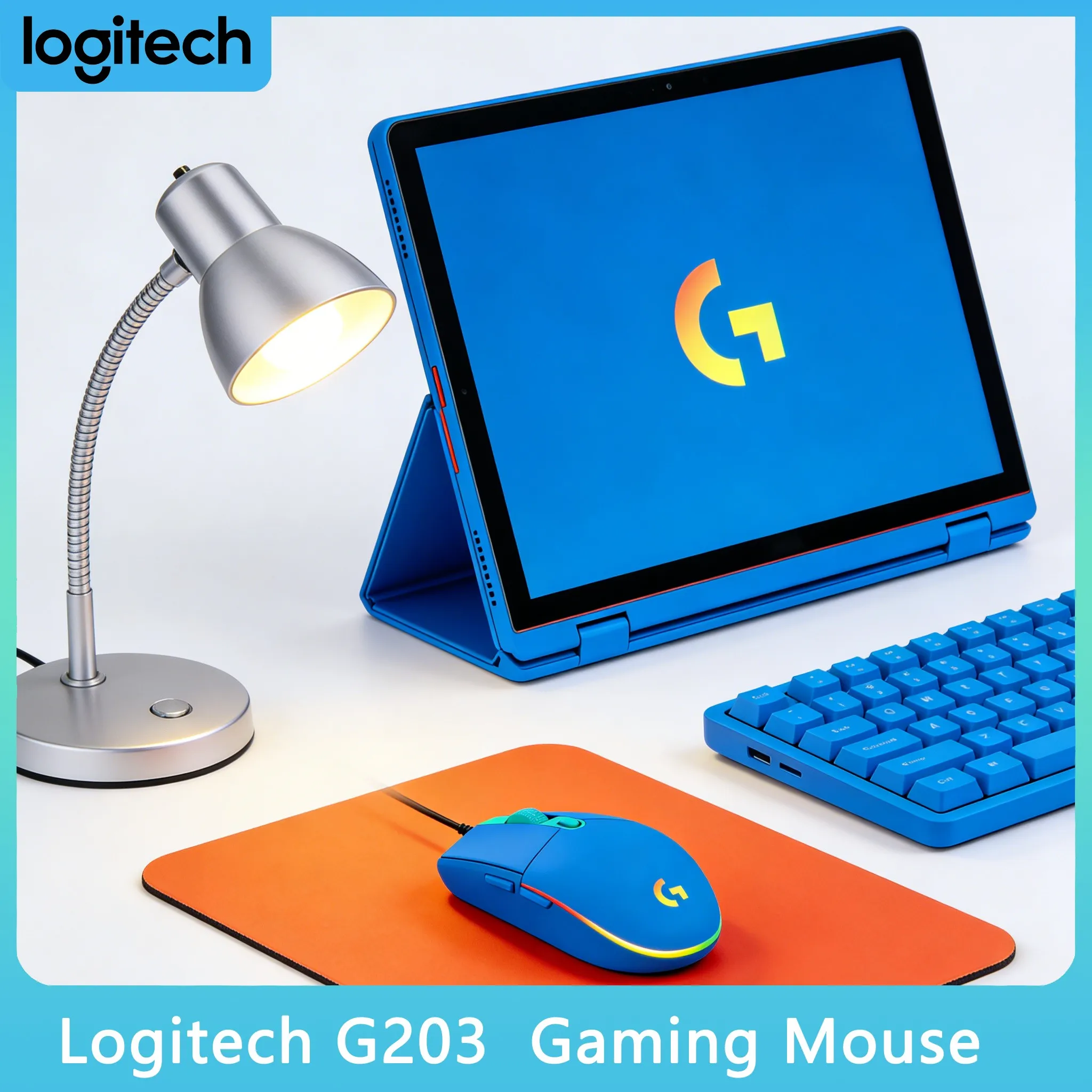 Ergonomischer Logitech G203 Komfortgriff für Langzeit-Gaming Image