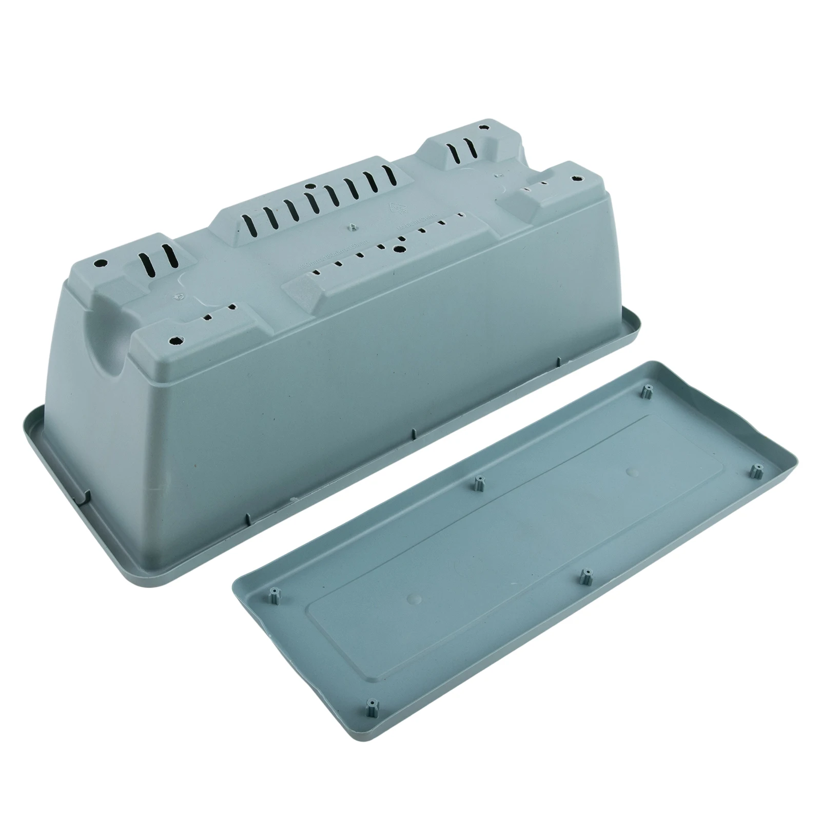 Für Balkone, für dekorative Blumen, Gemüsetöpfe, Blumentöpfe, Pflanzkästen mit Tablett, Blumentopf, leicht zu reinigendes Design Image