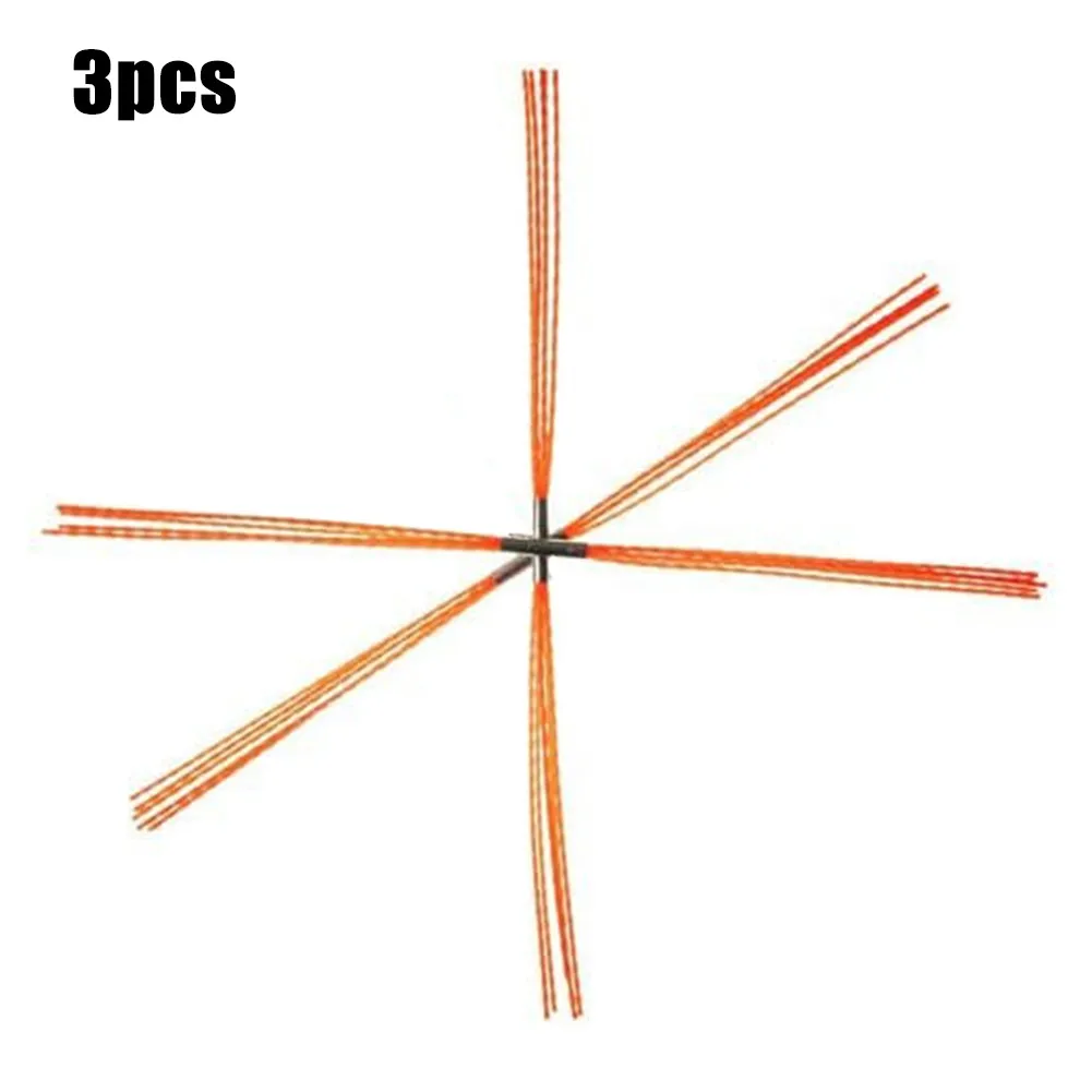 Elektrische Schornsteinbürste mit Flexiblen Stangen und Ersatz-Nylonborsten für Schornsteinreinigung und Reglerwartung Image