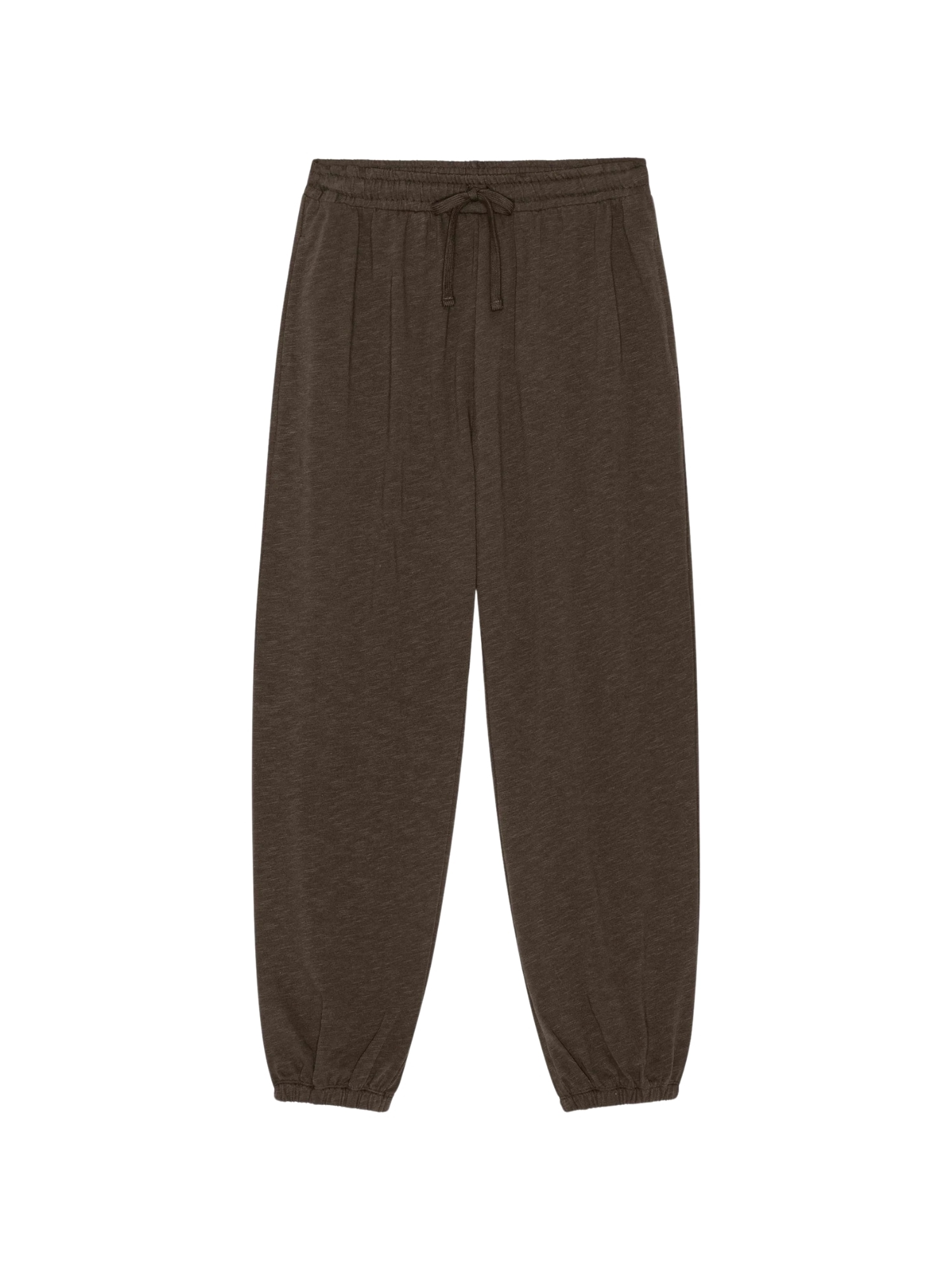 Chinohose MOSHI MOSHI MIND "moshi moshi mind Trouser zen", Damen, Gr. M, Normalgrößen, schwarz braun, Obermaterial: 100% Baumwolle, Hosen Chinohose