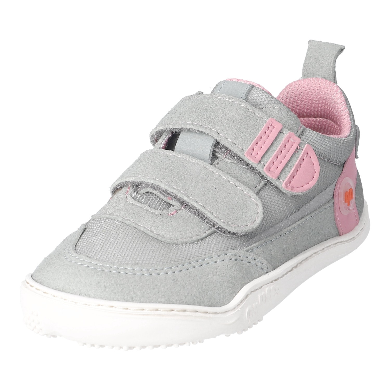 Barfußschuh QNUFFS "Erle", Jungen, Gr. 30, river, rosa, Schuhe Barfußschuh, Klettschuh, Sneaker mit Nullsprenung, Größenschablone zum Download