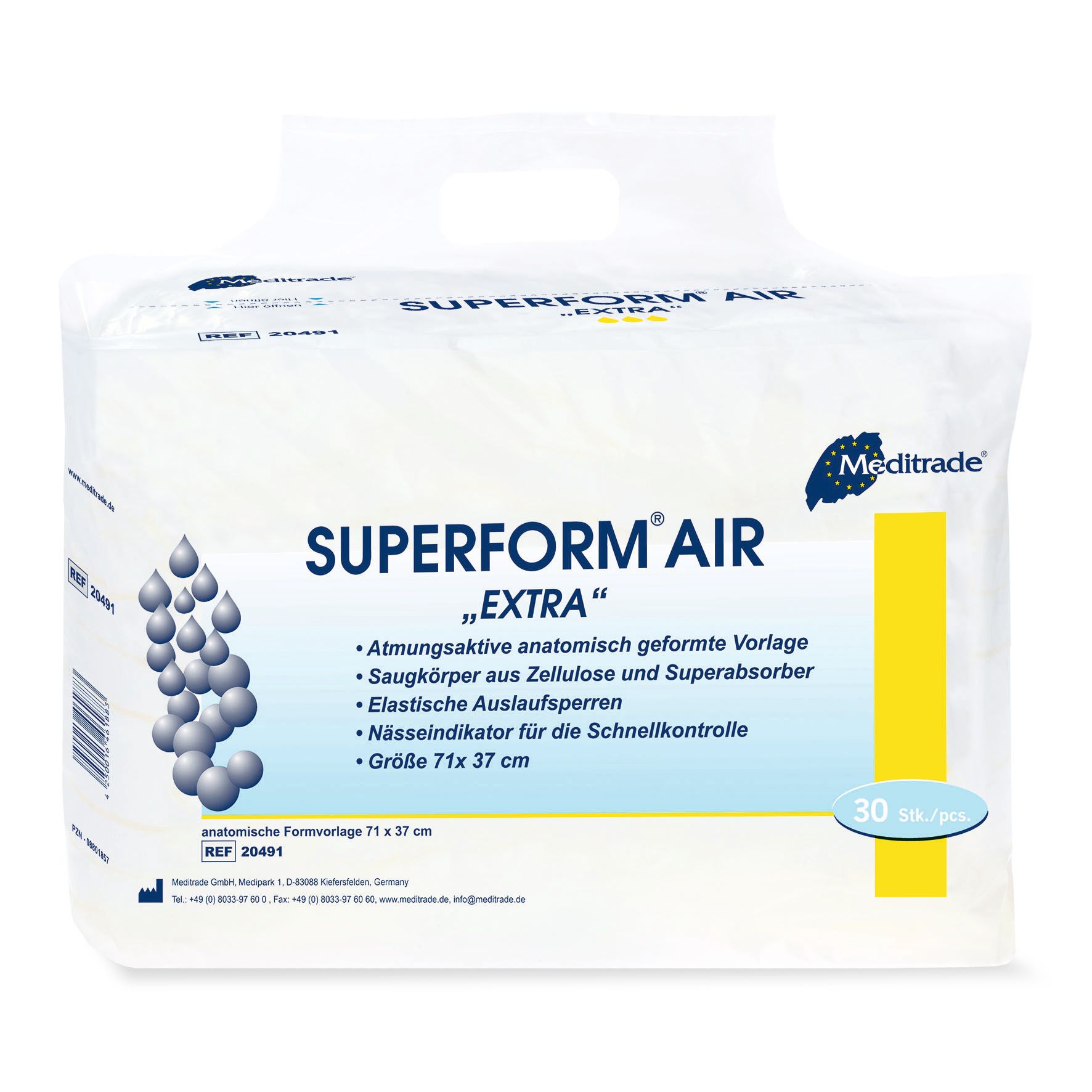 Superform® Air Extra, Assorbente per Incontinenza, 1 Confezione = 30 P
