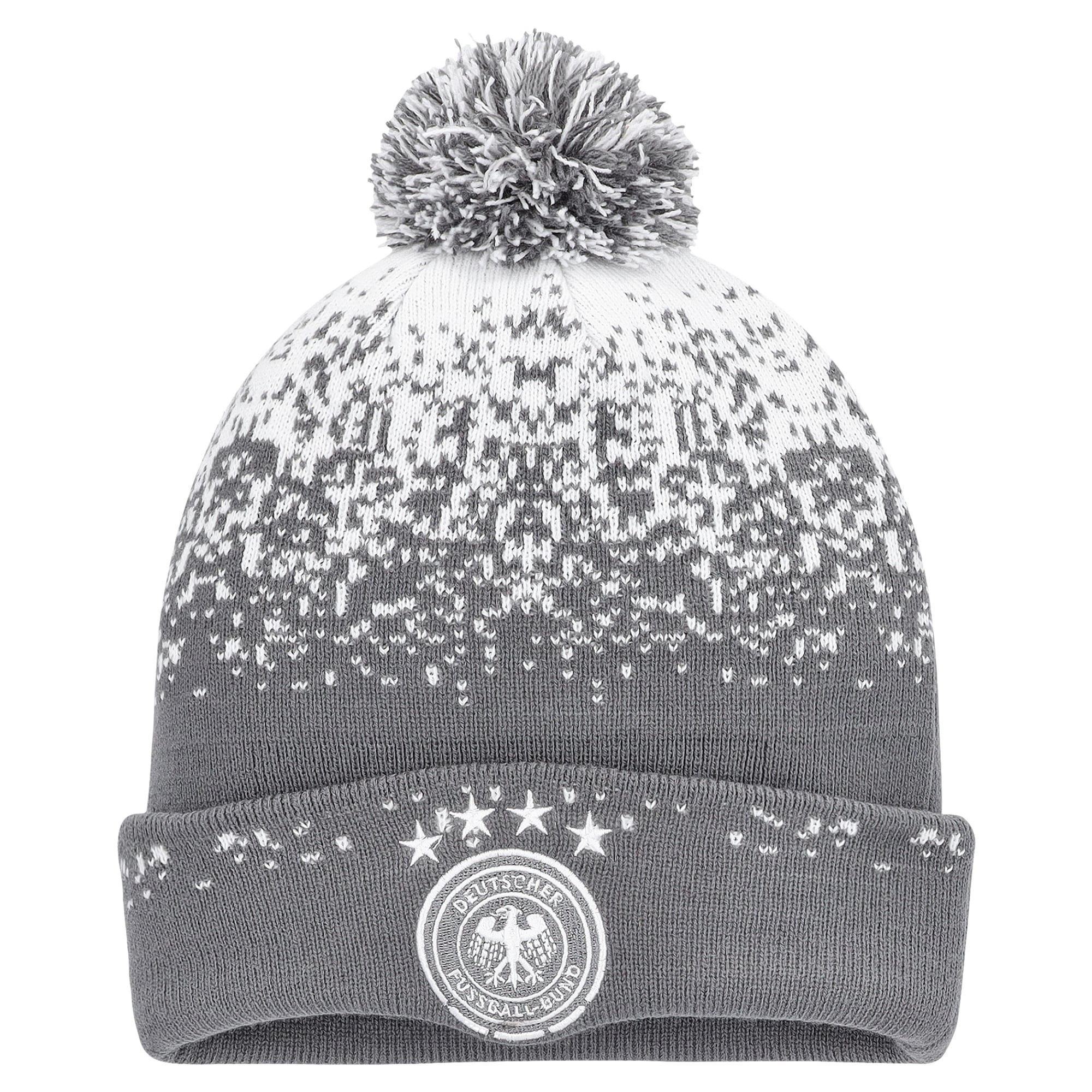 DFB Classics Ombre Cuffed Pom Beanie – Grau – Kinder