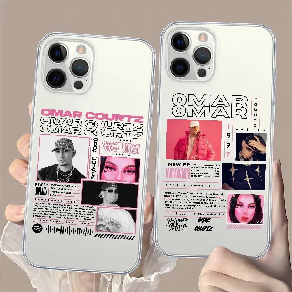 O-omar Courtz Primera Musas Handyhülle für iPhone 17 16 15 14 13 11 12 Pro Max 16 Plus Transparent