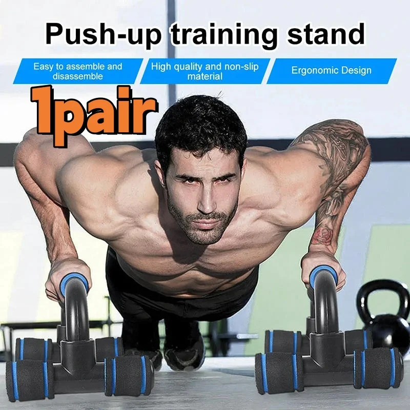 Rutschfester Liegestützständer für Heimfitness, Power Rack, Gym-Griffe, Liegestützstangen, Übungsgeräte für Arm- und Brustmuskulatur, Bodybuilding-Ausrüstung Image